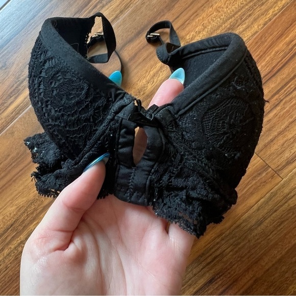Aerie Black Lace Padded Bra - Picture 2 of 4
